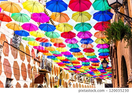 umbrellas, color, colorful 120035230