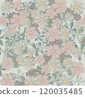 Colorful floral pattern 120035485