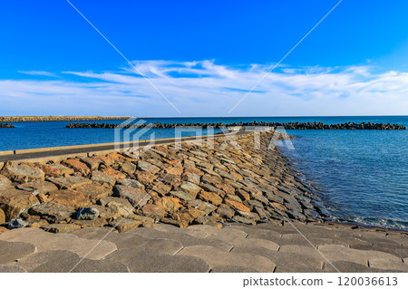 Furusato Beach, located near Tomakomai Fishing Port in Tomakomai City, Hokkaido 120036613