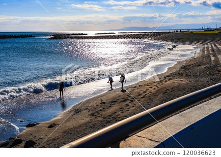 Furusato Beach, located near Tomakomai Fishing Port in Tomakomai City, Hokkaido 120036623