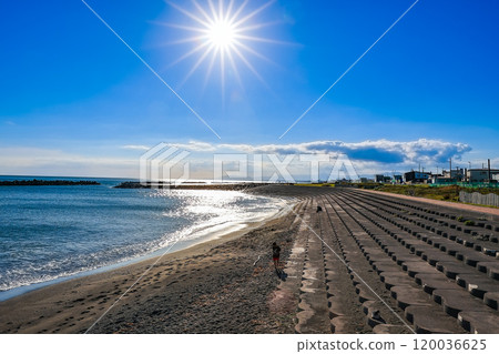 Furusato Beach, located near Tomakomai Fishing Port in Tomakomai City, Hokkaido 120036625