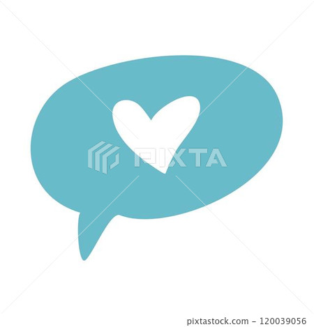 bubble chat love 120039056