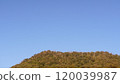 Blue sky and mountains, blue sky and mountain scenery. 120039987