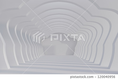 Empty white space interior with sunlight and shadow, 3d rendering Empty white space interior with sunlight and shadow, 3d rendering 120040956