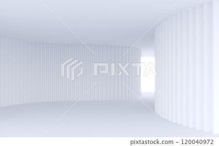 Empty white space interior with sunlight and shadow, 3d rendering Empty white space interior with sunlight and shadow, 3d rendering 120040972