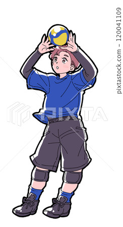 一個男孩玩拋擲遊戲的插圖 一個男孩玩拋擲遊戲的插圖 120041109