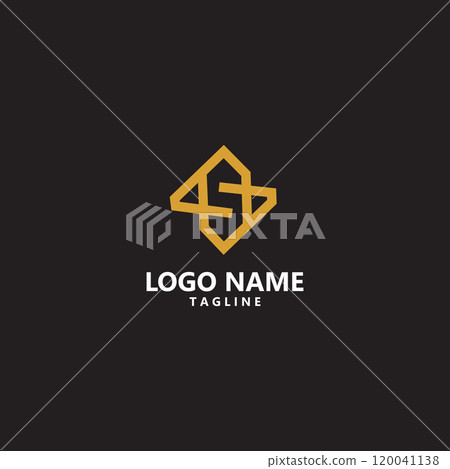 initial letter SZ modern logo design vector 120041138