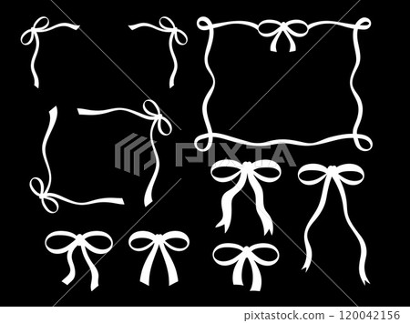 vector, silhouette, frame 120042156