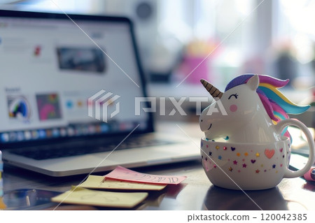 Delight your mornings with a whimsical unicorn mug that brings joy to every sip 120042385