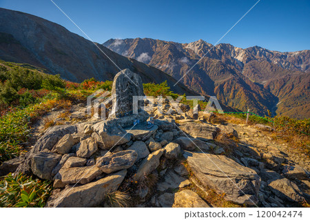 Hakuba Autumn leaves 120042474