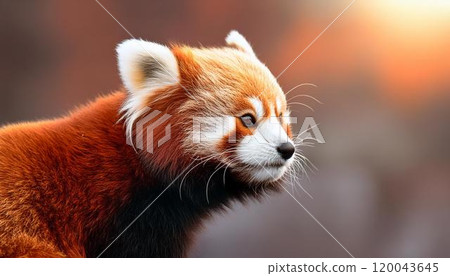 小熊貓側頭看 120043645