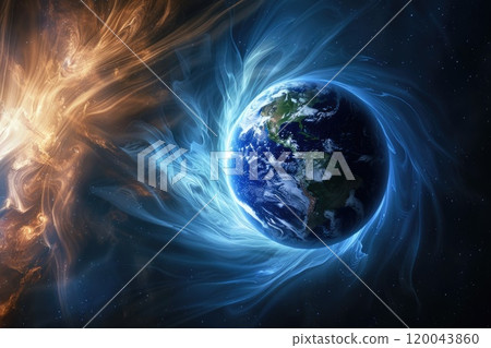 Dynamic of geomagnetic magnetic storm intense solar activity that disrupts satellite communications, affects gps systems, causes power grid fluctuations, need for advanced space weather forecasting. Dynamic of geomagnetic magnetic storm intense solar activity that disrupts satellite communications, affects gps systems, causes power grid fluctuations, need for advanced space weather forecasting. 120043860
