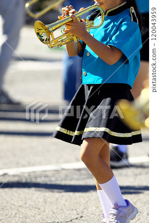 Marching band parade instruments 120043959