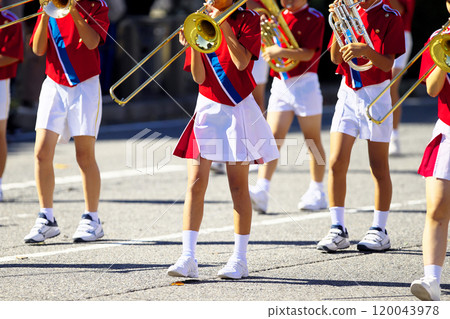 Marching band parade instruments 120043978