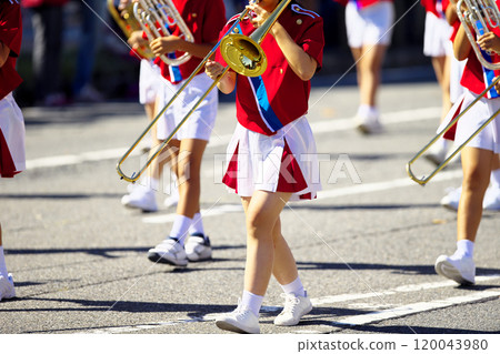 Marching band parade instruments 120043980