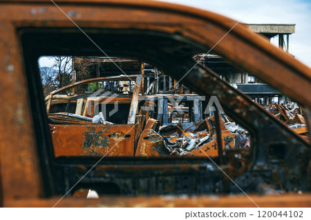 2020年能登半島地震 燒毀的汽車 2020年能登半島地震 燒毀的汽車 120044102