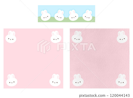 Pink Rabbit Paper With Rabbit Garden Tape Memo Paper Memo Pad Note Pad Paper Post It Digital Blank Paper Blank Note 120044143