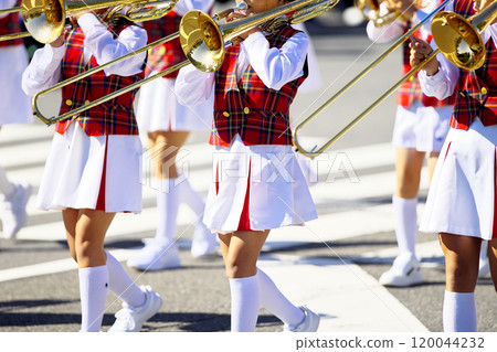 Marching band parade instruments 120044232