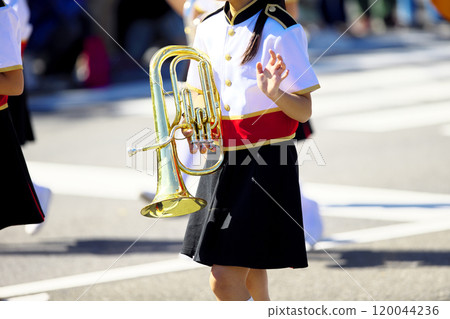 Marching band parade instruments 120044236