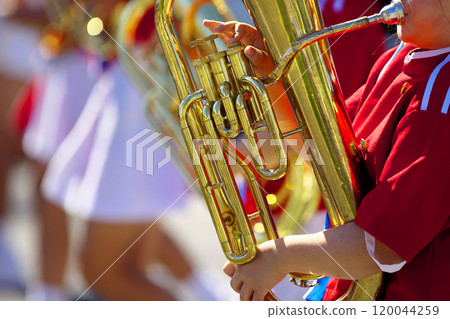 Marching band parade instruments 120044259