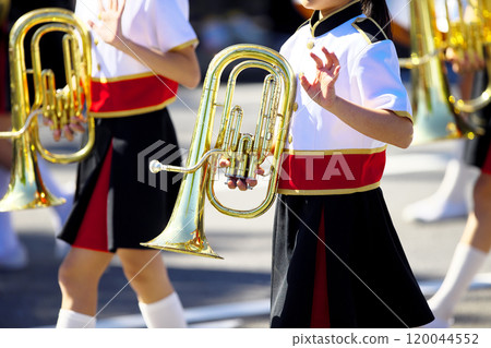Marching band parade instruments 120044552