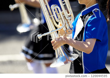 行進樂隊遊行樂器 120044595