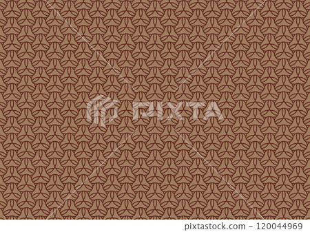 Geometric brown line pattern abstract art background  120044969
