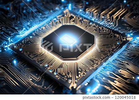 High-performance CPU - Stock Illustration [120045018] - PIXTA
