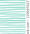 Watercolor hand-painted striped background material - mint green transparent PNG 120045027