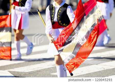 Marching band parade instruments 120045293