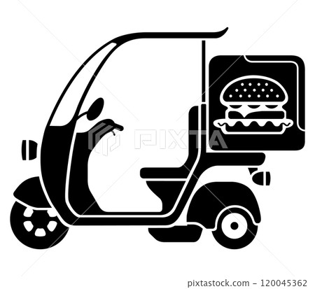 送貨自行車圖標 120045362