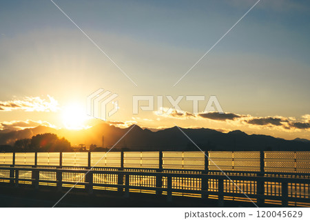 Evening bridge Evening bridge 120045629