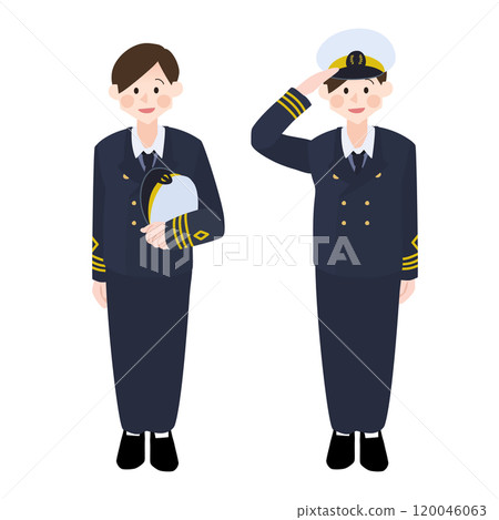 導航器女人手繪圖向量圖 120046063
