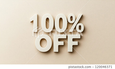 100% off and free promotion display 120046371