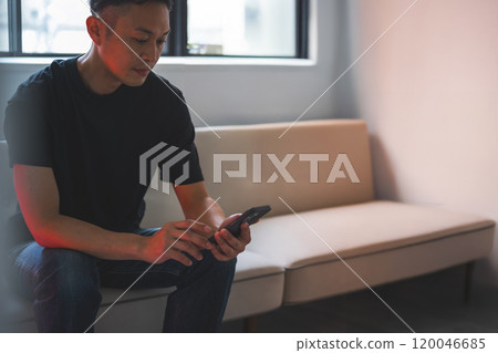 智能手機的人 120046685