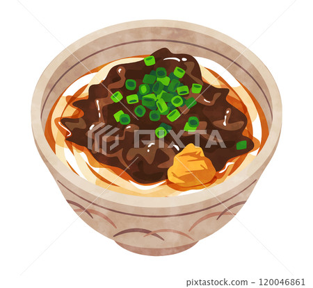 Meat noodles 120046861