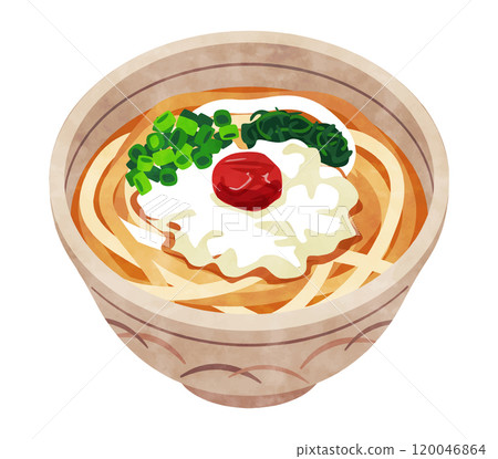 Grated plum udon 120046864
