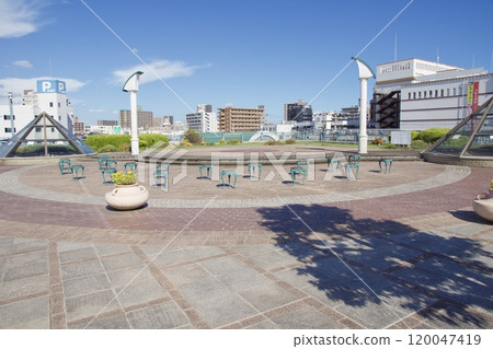 Scenery in front of Kurashiki Station, Okayama Tourism 120047419