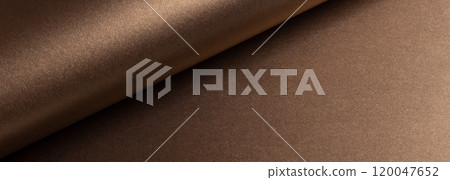 Glossy designer paper background with a shining, minimalist gradient in a long horizontal format. 120047652