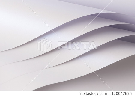 Glossy designer paper background with a pearl white gradient, featuring a wavy, twisted texture and Glossy designer paper background with a pearl white gradient, featuring a wavy, twisted texture and 120047656