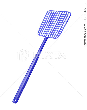 Blue plastic fly swatter 120047739