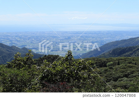 [Mie Prefecture] Ise Plain as seen from Mt. Gozaisho 2 120047808