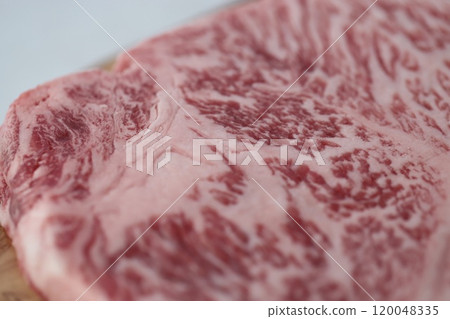 A5 rank marbled Wagyu beef sirloin steak Hokkaido Wagyu A5 rank marbled Wagyu beef sirloin steak Hokkaido Wagyu 120048335