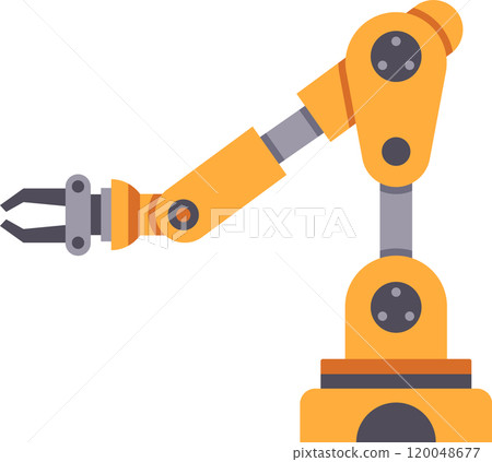 Robotic arm extending and gripping, showcasing automation, industrial technology, and advanced manufacturing processes in modern factories Robotic arm extending and gripping, showcasing automation, industrial technology, and advanced manufacturing processes in modern factories 120048677