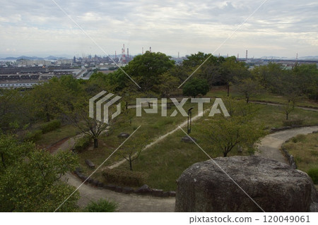龜島山的黃昏、水島工廠區、花青山公園 120049061