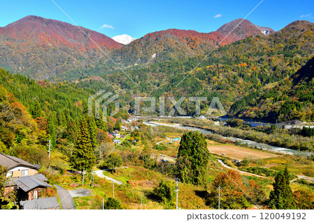 Kita-Otari Station / View of the Otari Ohashi Bridge area (Otari Village, Nagano Prefecture) [2024.11] 120049192
