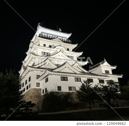 Fukuyama Castle tower light up 3 Fukuyama Castle tower light up 3 120049662