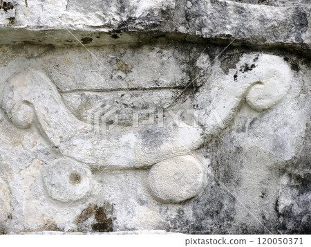 Temple of the Frescos Tulum maya historical archeological site yucatan mexico 120050371