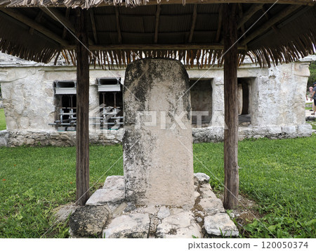 Temple of the Frescos Tulum maya historical archeological site yucatan mexico 120050374