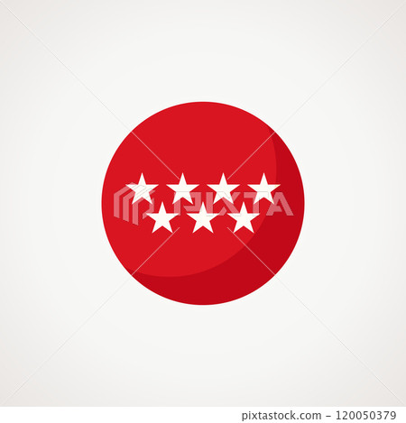 Madrid - Circular Flag 120050379